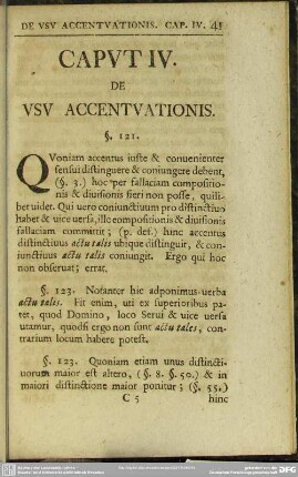 Caput IV. De Usu Accentuationis