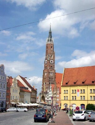 Landshut: Altstadt mit St. Martin