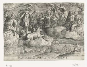 Triumph der Ewigkeit, Blatt 6 der Folge "Triumphe des Petrarca"