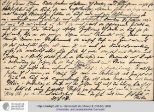 Postkarte vom 20.07.1908