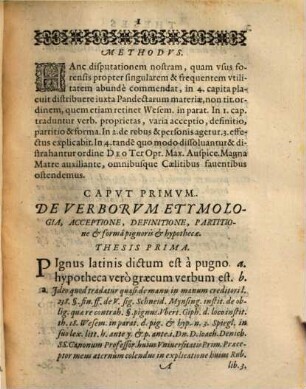 Theses Iuridicae De pignoribus et hypothecis