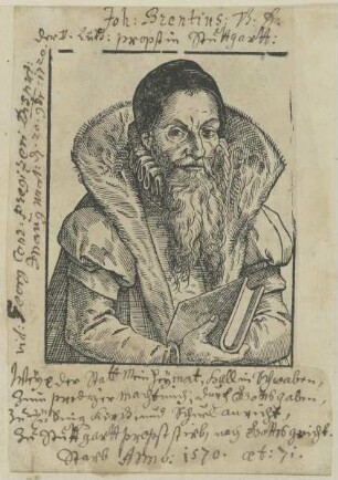 Bildnis eines David Chyträus