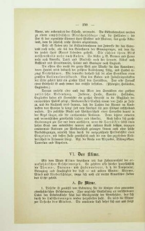 VI. Das Klima