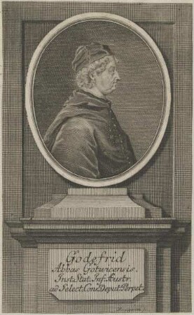 Bildnis des Godefrid, Abbas Gotwicensis