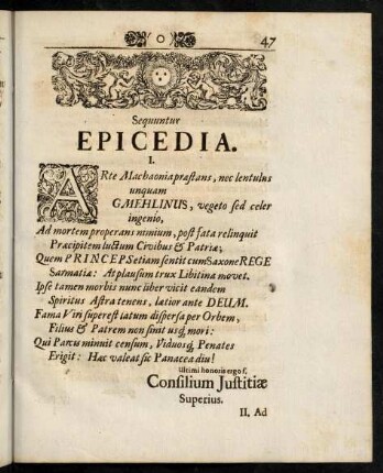 47-53, Epicedia.
