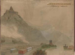 Thiersch, Friedrich von; Bingerbrück - Elisenhöhe; Bismarck-Nationaldenkmal - Perspektive