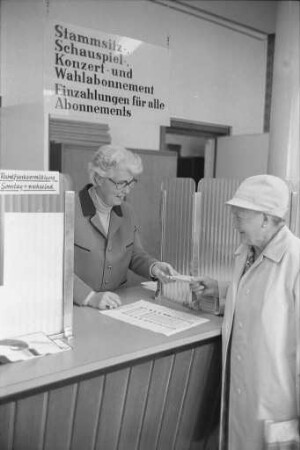 Beginn der Spielzeit 1972/73 beim Badischen Staatstheater Karlsruhe
