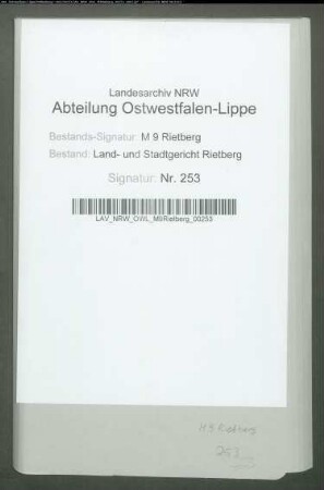 Erblasser: Assmuth, Elisabeth: Testament