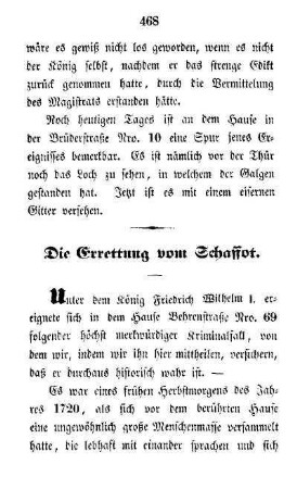 Die Errettung vom Schaffot