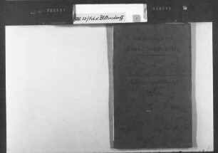 Entwürfe zu politischen Denkschriften und Instruktionen von der Hand des Legationsrats Freiherr von Blittersdorf