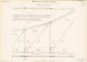 Straßenbrücke über die Oder, Crossen/Oder: Kragträger von Knotenpunkt 10 u. 11: Schnitte 1:20