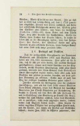 § 4. Portugal und Brasilien