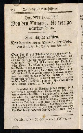 256-258, Das VII. Hauptstueck
