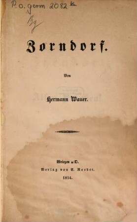 Zorndorf