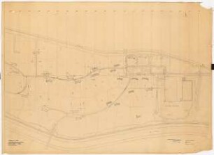 Siedlung Hinrichssegen, Bruckmühl: Lageplan 1:1000, 1. und 2. Bauabschnitt (siehe auch Inv.Nr. 25206)