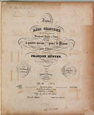 Trois airs gracieux sur des thêmes favoris de Beethoven, Bellini et Auber : Op. 56, No. 1. Le désir de Beethoven