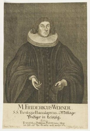 Bildnis des Fridericus Werner