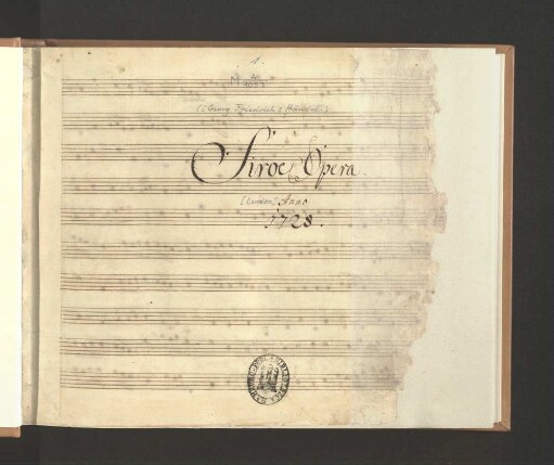 Siroe [HWV 24] : Opera