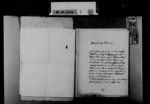 Schreiben von August Nüßlin, Karlsruhe, an Julius Jolly: Beschluss des badischen Staatsministeriums zur Militärkonvention