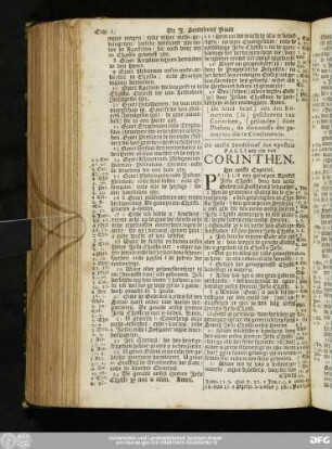 De eerste Sendtbrief des Apostels Pauli aen die van Corinthen.