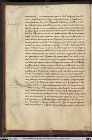 Expositio in Epistolas Sancti Pauli collecta ex operibus Sancti Augustini a Petro Tripolitanae provinciae abbate - UER MS 76, [2]. Expositio in I. et II. Epistolam beati Pauli ad Corinthios collecta ex opusculis Sancti Augustini a Petro Tripolitanae provinciae abbate - UER MS 76[2