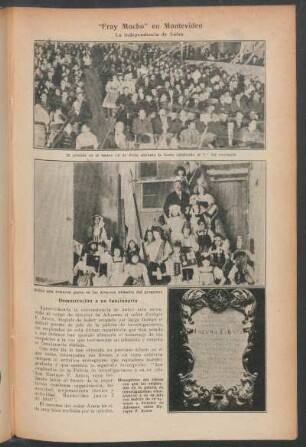"Fray Mocho" en Montevideo : La independencia de Suiza