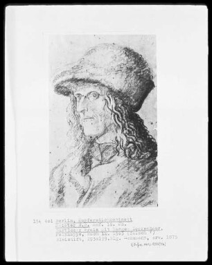 Augsburger Malerbildnisse der Dürerzeit — Bastian Badelkircher aus Kaufbeuren