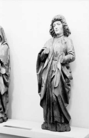 Freiburg: Augustinermuseum, Johannes, von einer Verkündigungsgruppe, Oberrhein