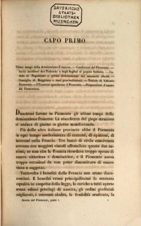 Storia del Piemonte dal 1814 ai giorni nostri. 1, Regno di Vittorio Emanuele