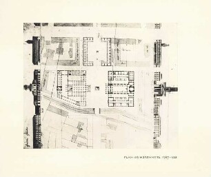 Städtebaulicher Ausbau Karlsruhe. "Plan Weinbrenners 1797-1803"