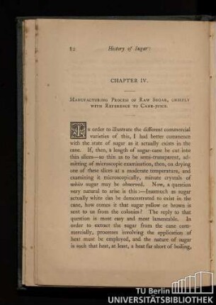 Chapter IV. Manufacturing process of raw sugar, chiefly with reference to cane-juice