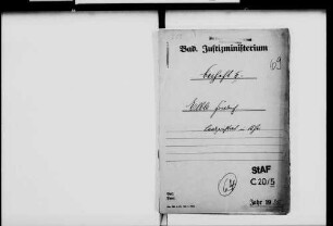 Elble, Friedrich August; Landgerichtsdirektor; geb. 24.2.1883 in Meersburg; gest. 5.1.1967 in Konstanz