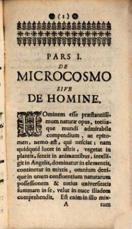 Quaestiones physiol. cur. de microcosmo