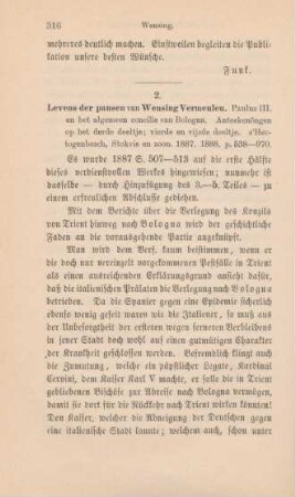 316-318 [Rezension] Vermeuleu, Wensing, Levens der pausen