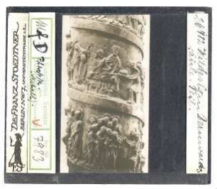 Hildesheim, Dom: Bernwardsäule (Christussäule), Bronze, um 1020. (Stoedtner-Nr. 26982)