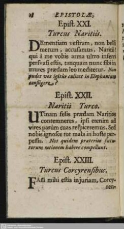 [Epistola XXI. - XXX.]