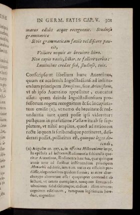 301-310, Conscripserat libellum hunc ...