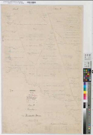 Kirchhellen (Bottrop), Teilung der Kirchheller Mark, Bl.12 Brouillonkarte Sektion M