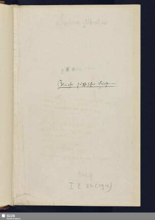 Autographen sächsischer Fürsten - Mscr.Dresd.App.38.b