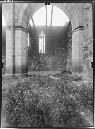 Erfurt. Ruine der Barfüßerkirche. Inneres