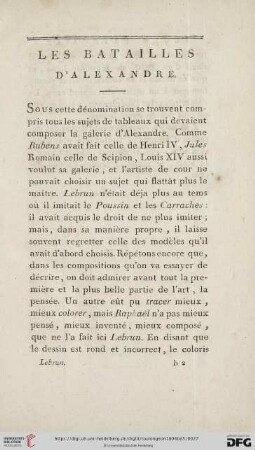 Les batailles d'Alexandre