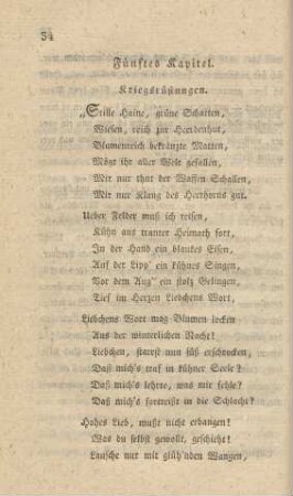 Fünftes Kapitel. Kriegsrüstungen