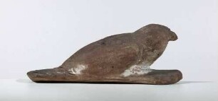 Figur eines falkengestaltigen Gottes
