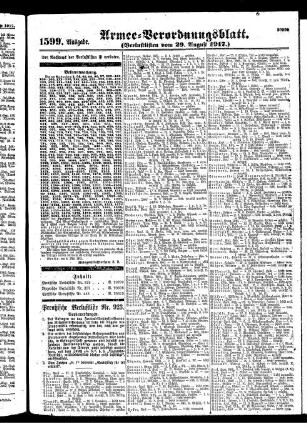 1599.Ausgabe. Mittwoch, 29. August 1917