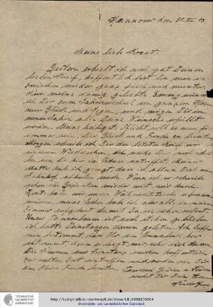 Brief vom 30.12.1903