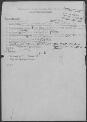 Birkmannsweiler mit Höfen-Baach: Visitationsbericht mit Pfarrbericht 1951