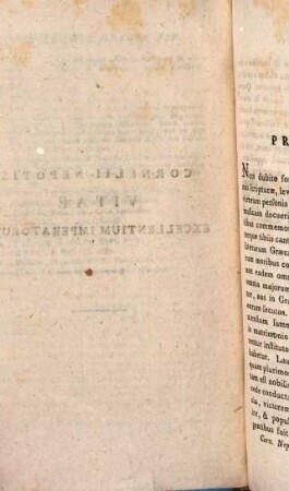 Cornelii Nepotis Vitae Excellentium Imperatorum : Ad Optimas Editiones Collatæ