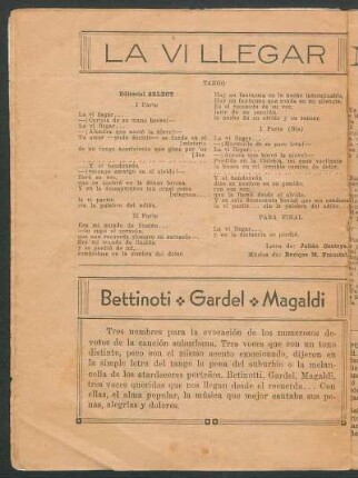 La vi llegar : Tango
