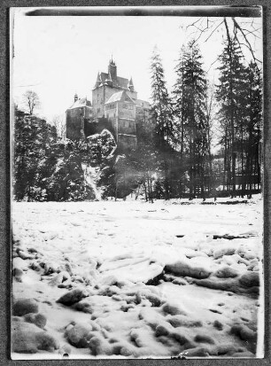 Burg Kriebstein : Burg Kriebstein. Winteraufnahme