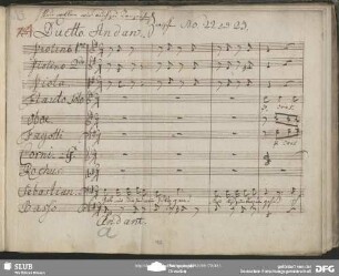 Einlage Duetto (Wolfgang Amadeus Mozart): "Gib mir die Hand mein Schätzchen"